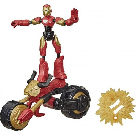 HASBRO FIGURINE - BEND AND FLEX VEHICULE IRON MAN