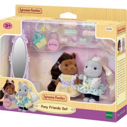 SYLVANIAN FIGURINE - LES AMIS PONEY ET LEURS KITS DE COIFFURE SET BOUTIQUES