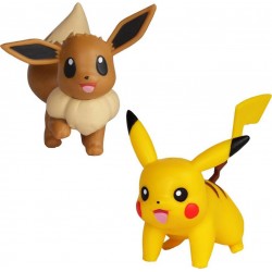 BANDAI FIGURINE 5 CM PIKACHU OU EVOLI