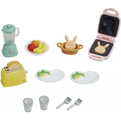 SYLVANIAN LE SET PETIT DEJEUNER MEUBLES ET ACCESSOIRES