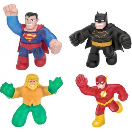 MOOSE PACK DE 4 FIGURINES BATMAN + SUPERMAN + FLASH + AQUAMAN