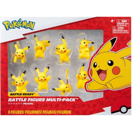 BANDAI POKEMON 8 FIGURINES PIKACHU