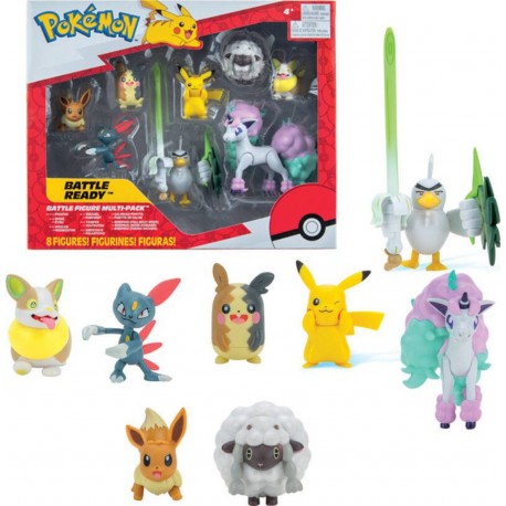 BANDAI POKEMON - PACK DE 8 FIGURINES