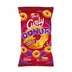 Vico Curly Donuts Cacahuète Caramélisée Sucrée-Salée 100g (lot de 6)