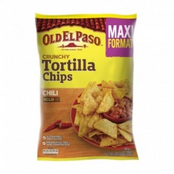 Old El Paso Tortilla Chips Chili Doux Maxi Format 300g (lot de 3)