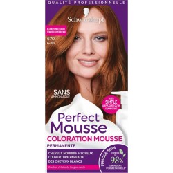 SCHWARZKOPF Perfect Mousse - Coloration Permanente Sans Ammoniaque Blond Foncé Cuivré 670