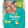 PAMPERS Couches Bébé Baby-Dry Taille 5 11Kg-16Kg x74