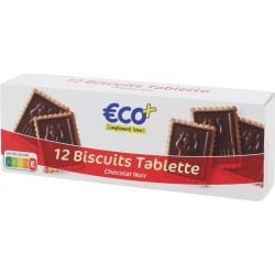 Biscuit tablette Eco+ Chocolat noir 150g