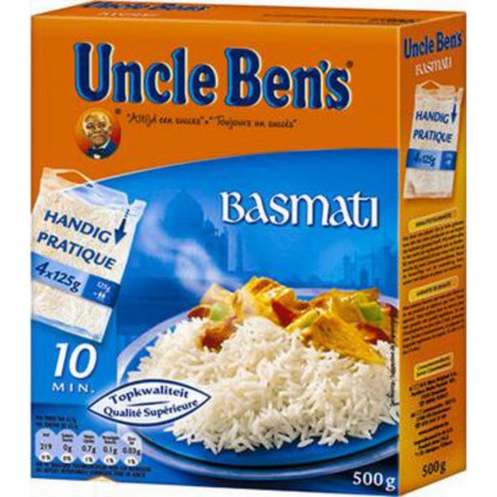 Uncle Ben's Riz Basmati 4x125g (lot de 12) 