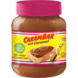 Carambar Pâte à tartiner goût Caramel et cacao 350g