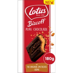 Lotus Chocolat noir fourré pâte de spéculoos 180g