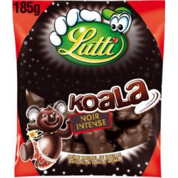 Lutti Bonbon Guimauve Koala Noir Intense 185g