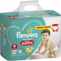 PAMPERS BABYDRY PANT MG T4X82