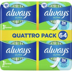 Always Serviettes Hygiénique Normal T1 x64 paquet 64 - 229g