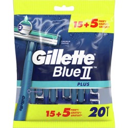 Gillette Rasoirs jetable Blue II Plus X15 +5gratuits