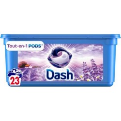 Dash Lessive en capsules Caresse provençale x23 547,4g