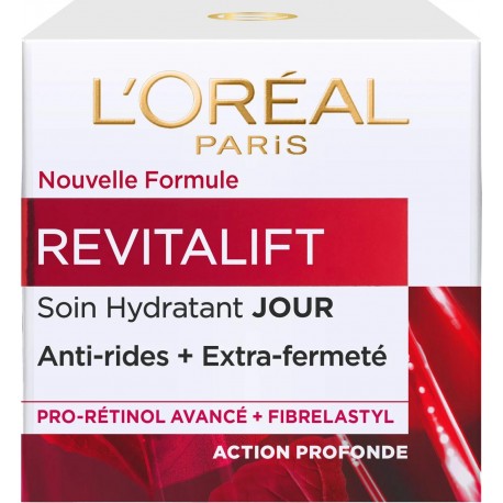L'OREAL PARIS Crème Visage Anti-Rides Hydratant + Fermeté Revitalift 50ml