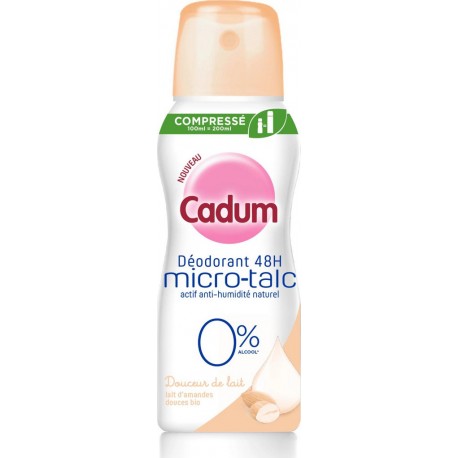 CADUM DEO COMP.DCR LAIT 100ml l'aérosol 100ml