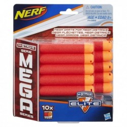 Nerf - Elite 10x Mega Fléchettes Mega Distance