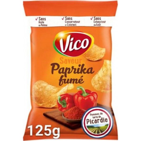 VICO CHIPS PAPRIKA FUME 125G