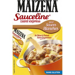 Maizena Sauceline Liant Express pour Sauces Blanches Sans Gluten 250g (lot de 4)