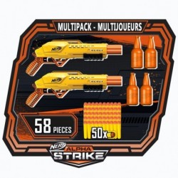 Nerf - Alpha Strike Multipack - Multi Joueurs 58 Pièces