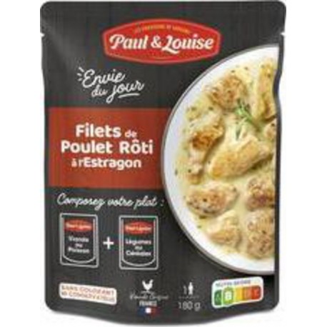 PAUL&LOUIS P&LOU POULET ROTI ESTRAG.180G