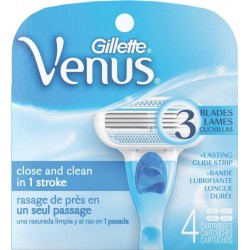 Gillette Venus Standard Lames de Rasoir pour Femme par 4 Recharges (lot de 2 soit 8 recharges)