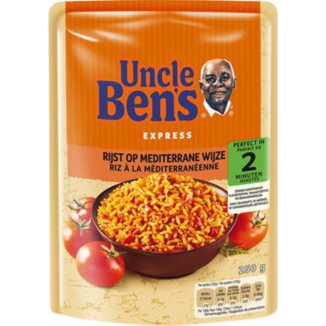 Uncle Ben’s Express Riz à la Méditerranéenne 250g (lot de 12)