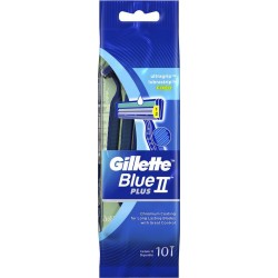 Gillette Blue II Plus Rasoirs Jetables pour Homme par 10 Rasoirs (lot de 3 soit 30 rasoirs)