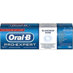 Oral-B Dentifrice Pro-Expert Blancheur Saine Menthe 75ml (lot de 3)