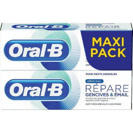 Oral-B Dentifrice Original gencives email 2x75ml 150ml x2x 75ml