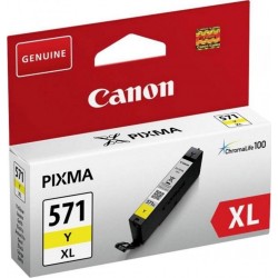 Canon Cartouche d’Encre Pixma ChromaLife 100 571 Jaune XL (lot de 2)