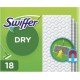 Swiffer Recharge lingette Dry Balai attrape poussière x18