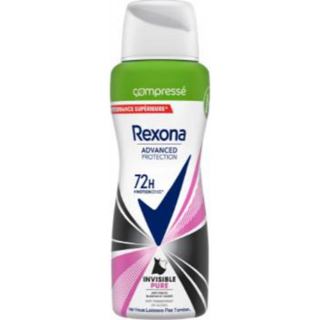 Rexona MotionSense Compressé Invisible Pure 72h Anti-Transpirant 100ml