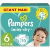 Pampers Couches Baby Dry Maxi géant T6 x70p