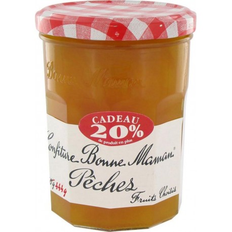 Bonne Maman Confiture Pêche +20% offert 444g