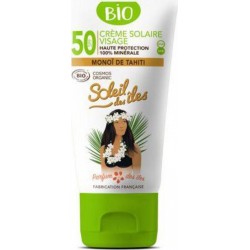 SOLEIL DES ÎLESCrème solaire visage Bio haute protection SPF50 50ml