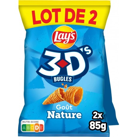 Lay's goût nature 3D 2x85g