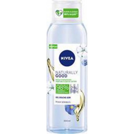 Nivea Naturally good - Gel douche fleur de coton et huile d'argan Bio 300ml