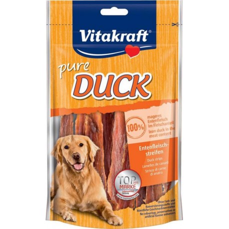 VITAKRAFT DUCK meat stripes CANARD 80g