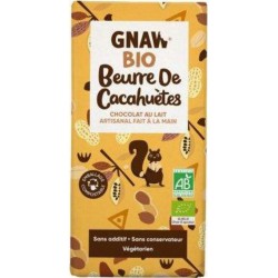 GNAW Chocolat beurre de cacahuètes BIO 100g