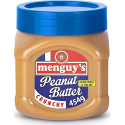 Menguy's Beurre de cacahuète Crunchy 454g