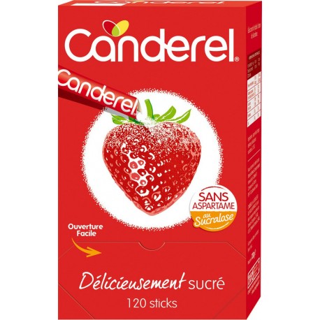 Canderel Edulcorant Sucralose en Poudre 120 sticks 120g (lot de 6)