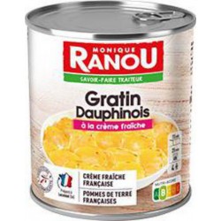 Monique Ranou Gratin dauphinois à la crème fraîche 850g