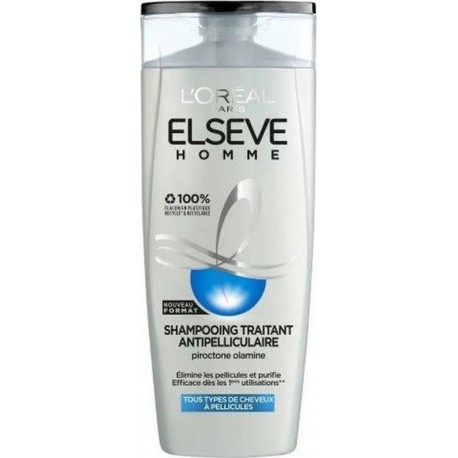 L'Oréal Elseve Shampooing Homme antipelliculaire 250ml (lot de 4)