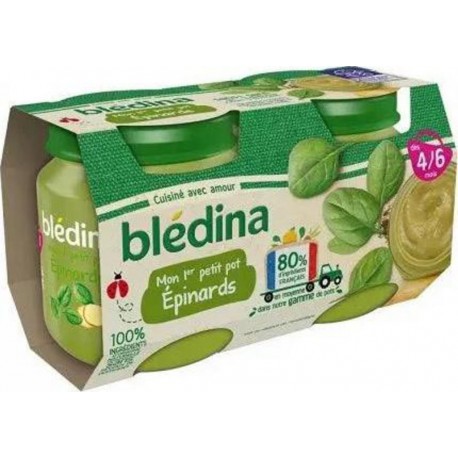 Blédina BLEDINA 1ER POT EPINARDS 2X130g