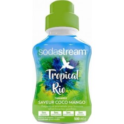 Sodastream Tropical Rio Concentré Saveur Coco Mango 500ml (lot de 3) 30011022