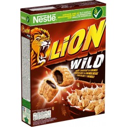 Nestlé Lion Wild Chocolat Et Caramel 410g (lot de 4)