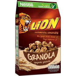 Nestlé Lion Caramel Et Chocolat Granola 420g (lot de 4)